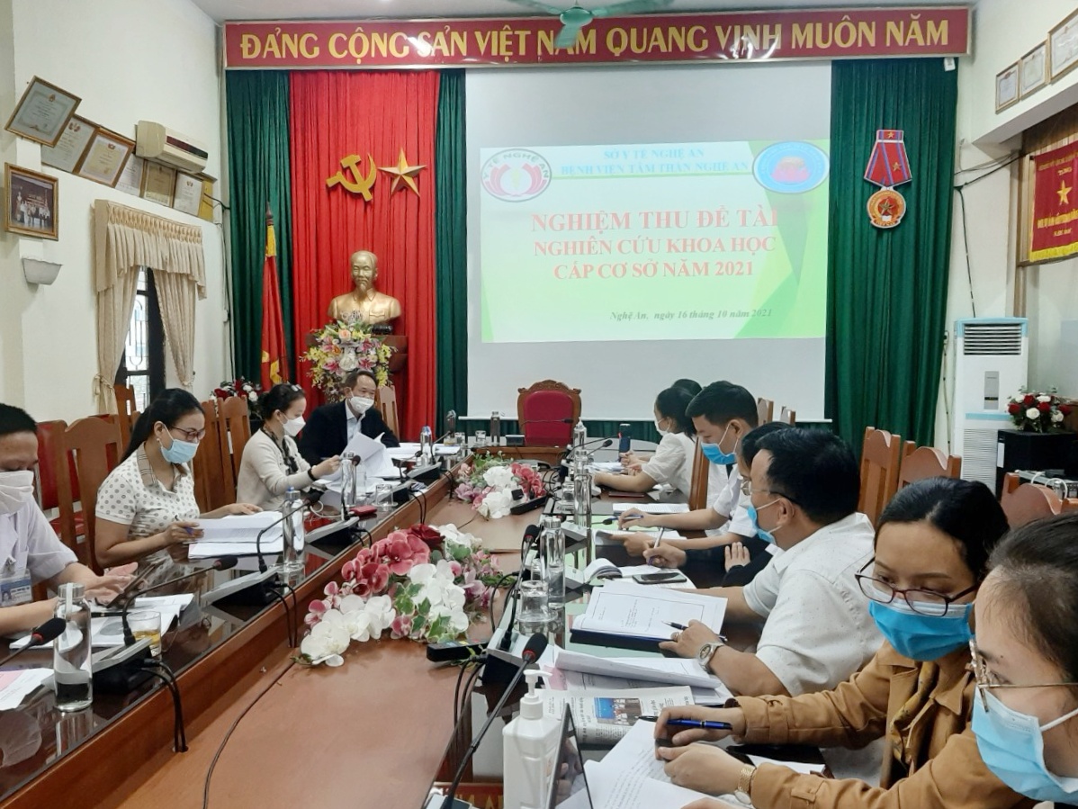 Nghiệm thu đề tài NCKH năm 2021