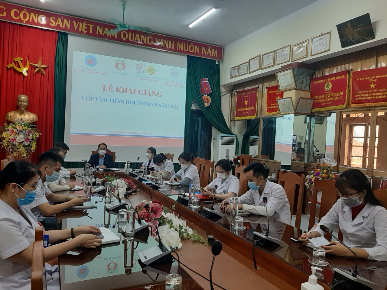 KHAI GIẢNG LỚP TÂM THẦN HỌC CƠ BẢN NĂM 2021