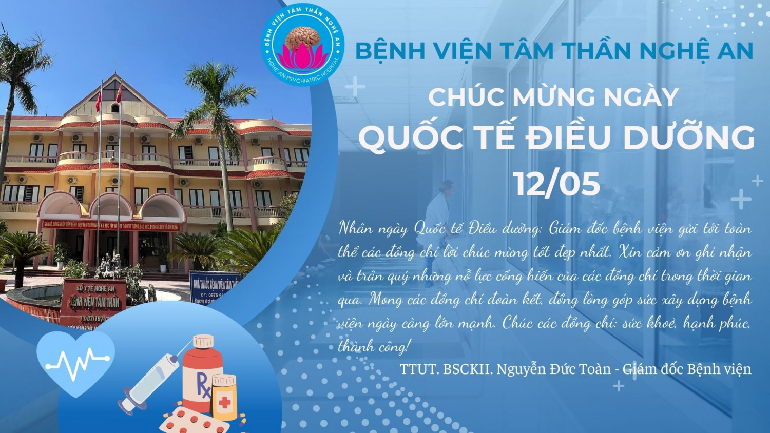 CHÚC MỪNG NGÀY QUỐC TẾ ĐIỀU DƯỠNG 12/05