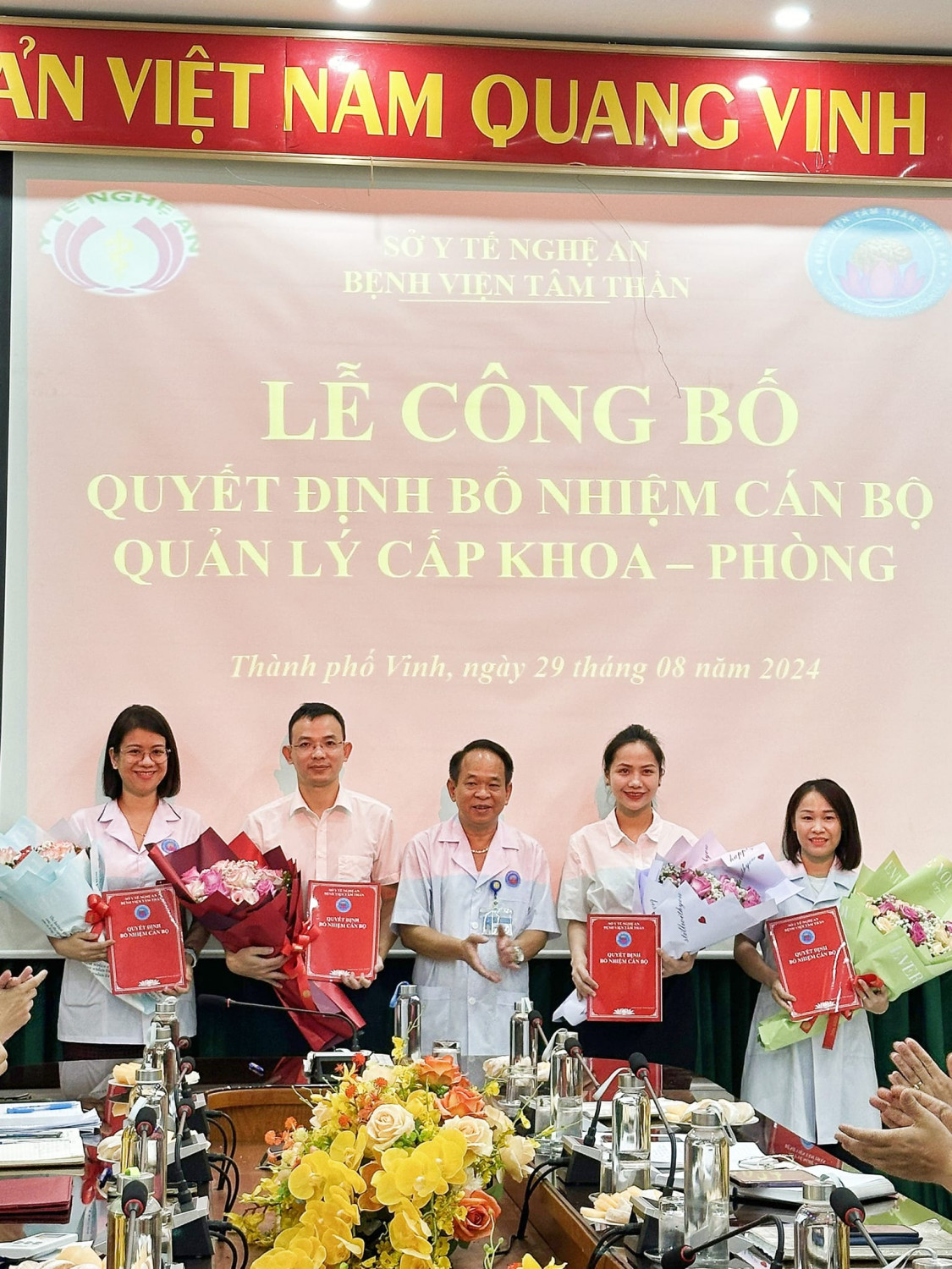 LỄ CÔNG BỐ QUYẾT ĐỊNH BỔ NHIỆM CÁN BỘ