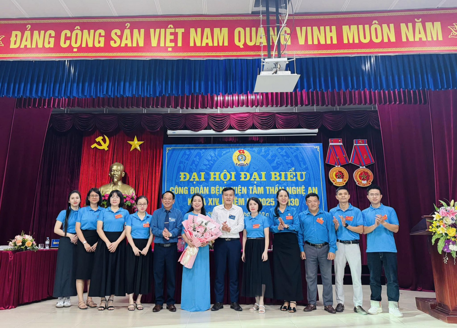 BỆNH VIỆN TÂM THẦN NGHỆ AN TỔ CHỨC ĐẠI HỘI ĐẠI BIỂU CÔNG ĐOÀN LẦN THỨ XIV, NHIỆM KỲ 2025 – 2030 THÀNH CÔNG TỐT ĐẸP