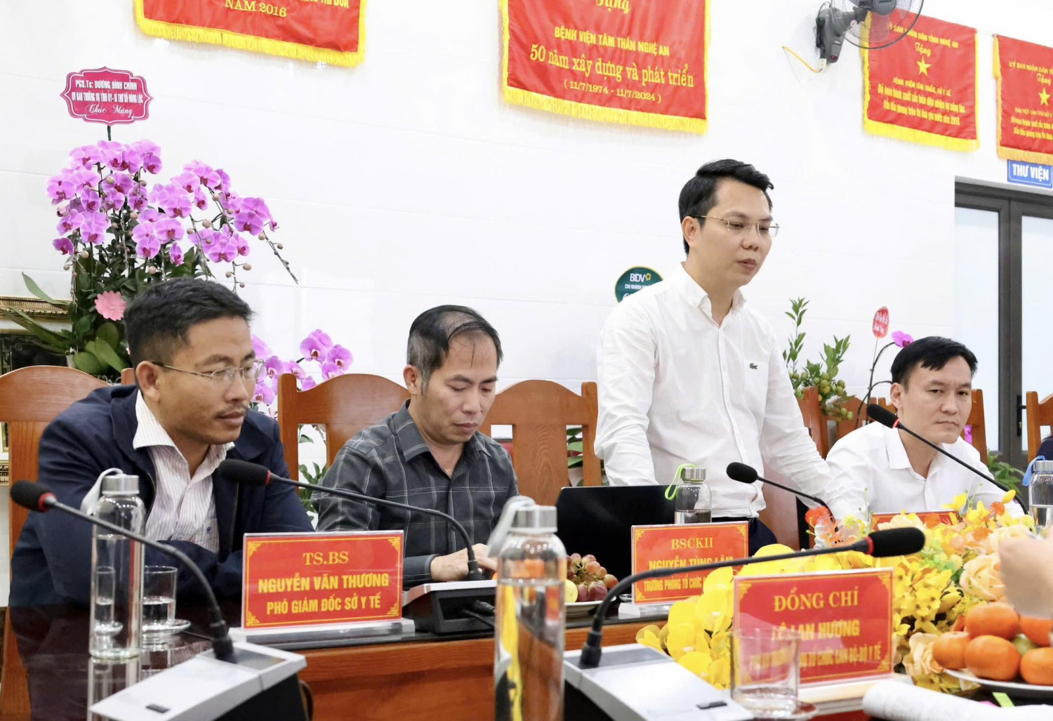 BỆNH VIỆN TÂM THẦN NGHỆ AN TIẾP ĐOÀN CÔNG TÁC BỘ Y TẾ VỀ LẤY Ý KIẾN CÔNG TÁC TỔ CHỨC CÁN BỘ