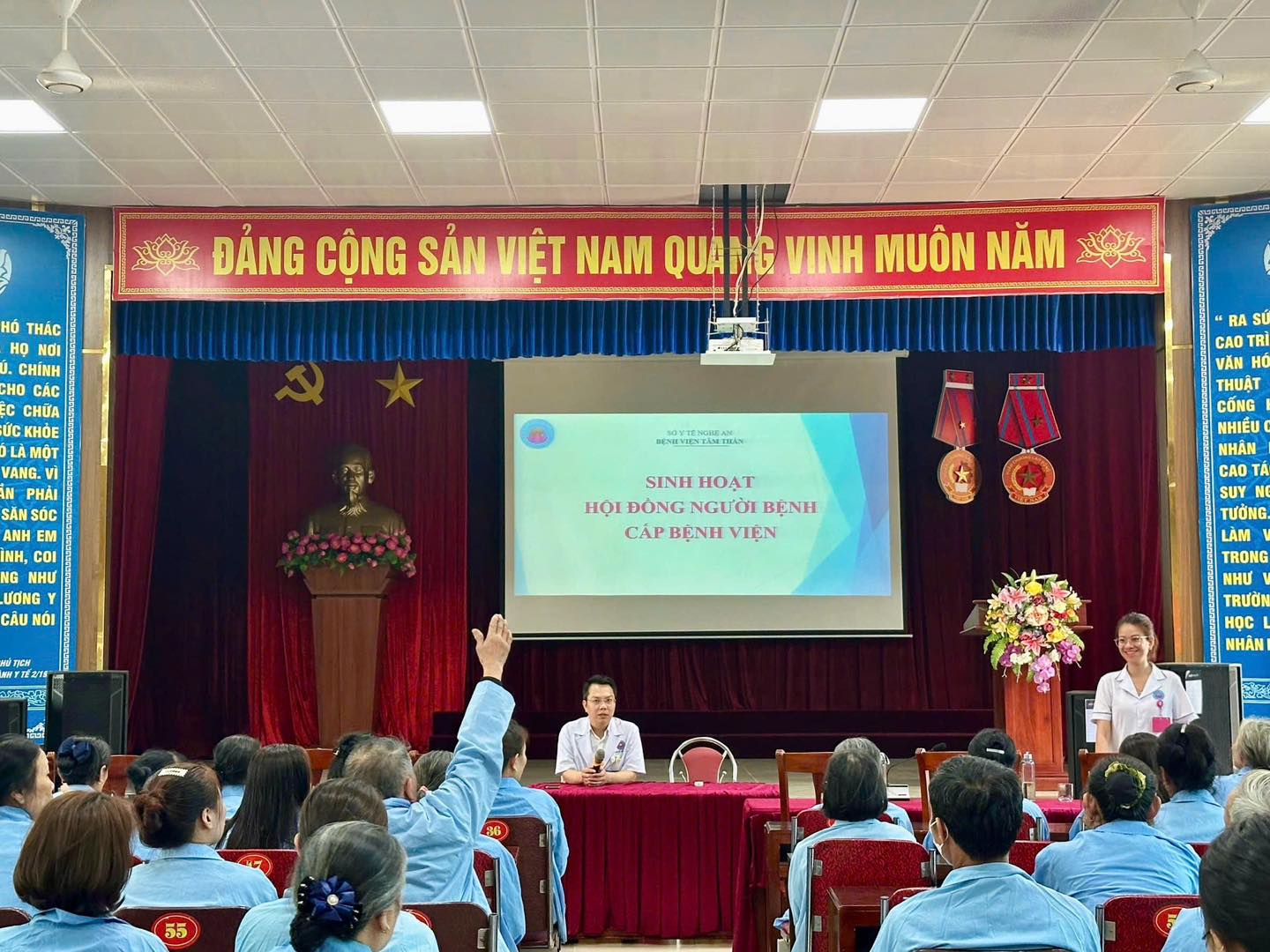 BỆNH VIỆN TÂM THẦN NGHỆ AN TỔ CHỨC SINH HOẠT HỘI ĐỒNG NGƯỜI BỆNH CẤP BỆNH VIỆN THƯỜNG KỲ THÁNG 3 – 2026